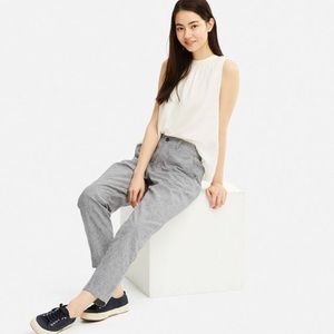 Uniqlo Cotton Linen Relaxed Pants